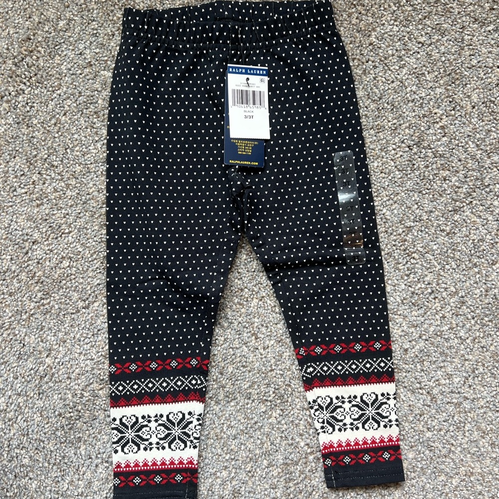 Girls Winter Holiday Leggings
